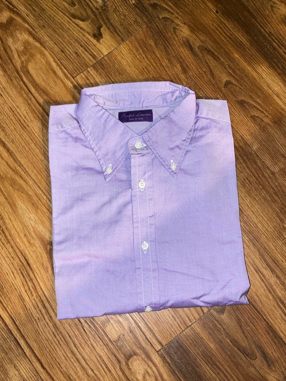 Ralph Lauren Purple Label Lavender Slim-Fit Oxford Shirt